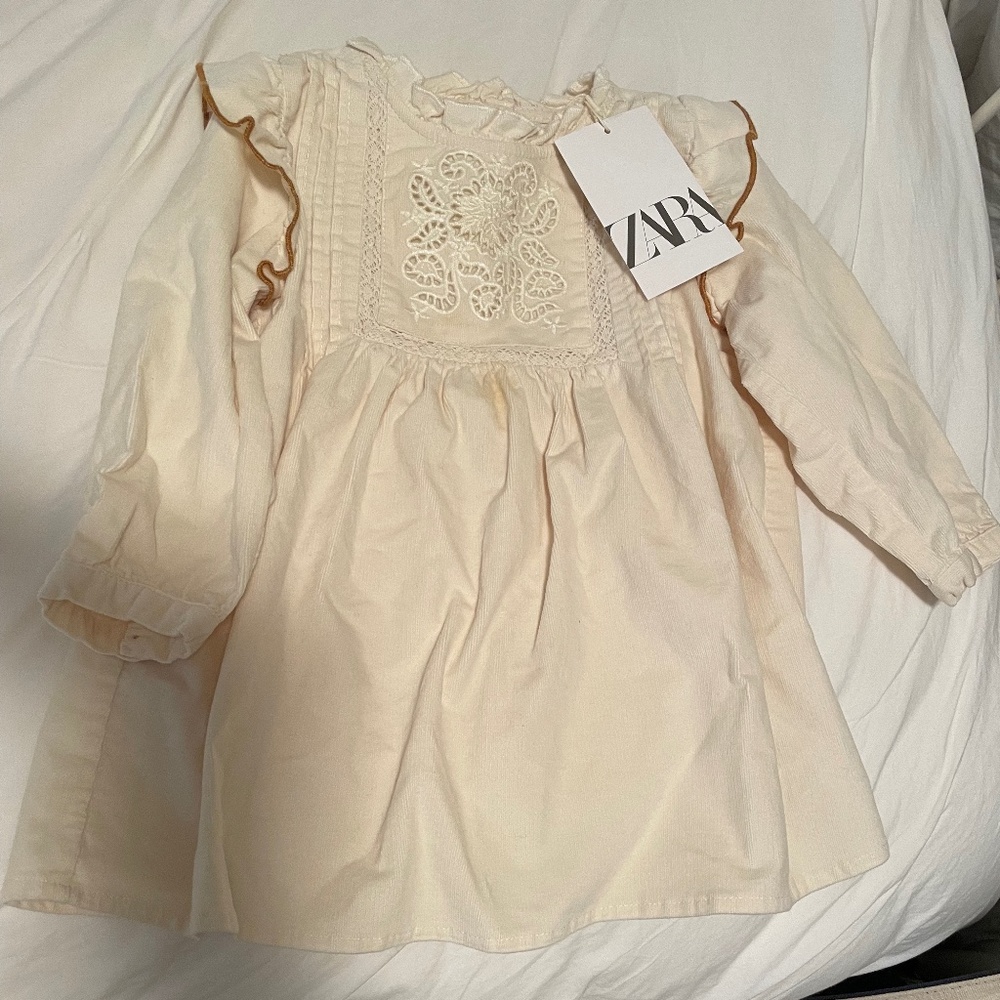 Zara Fall/Winter baby dress - size 12-18 months - NWT